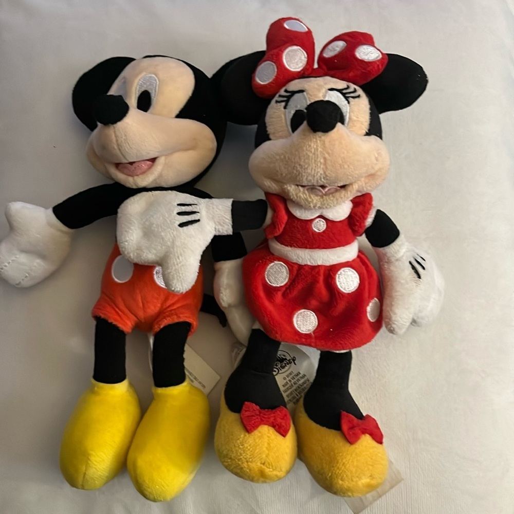 Disney Mickey and Minnie plush